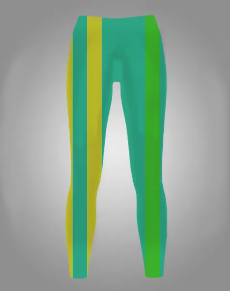 Pocket Leggings in Vertical Stripes