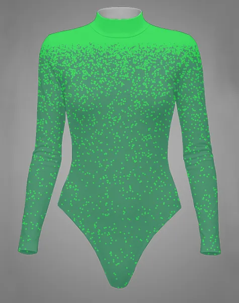 Backless One Piece Long Sleeve in Power Breakaway