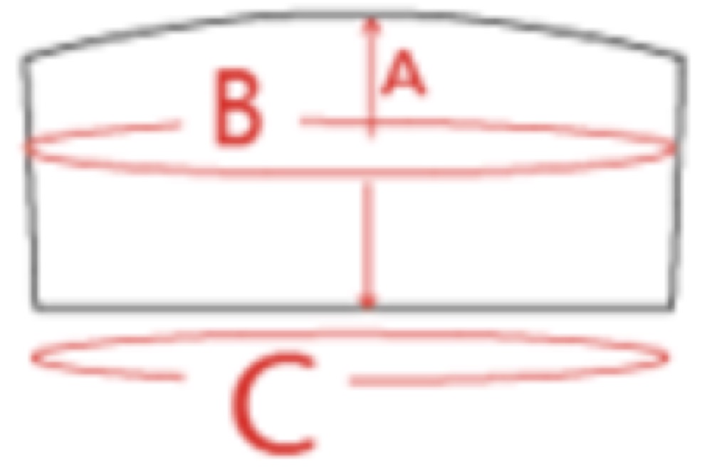 Where to measure: Chest Wrap Top