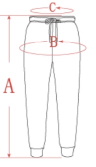 Where to measure: Fleece Lined Sweat Pants